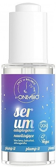 Адаптогенная увлажняющая сыворотка для лица - Only Bio Face In Balance Adaptogenic Moisturizing Serum — фото N1