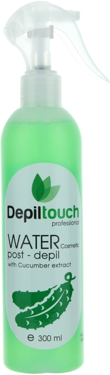 Косметическая вода после депиляции с экстрактом огурца - Depiltouch Professional
