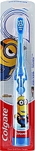 Дитяча електрична зубна щітка "Minions", блакитна - Colgate Minions Kids Battery Extra Soft Toothbrush — фото N1