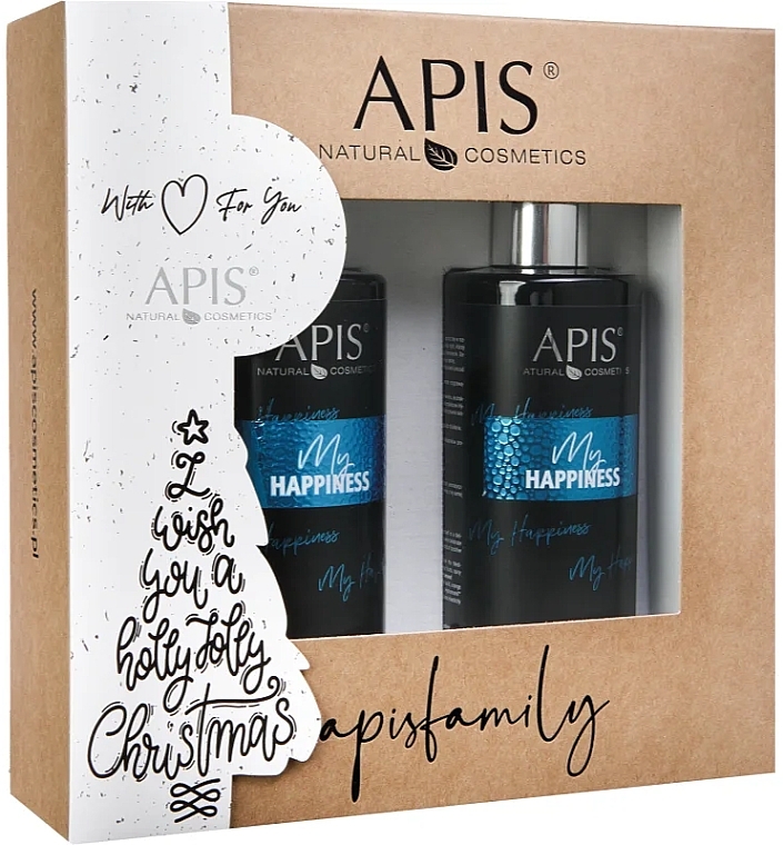 Набор - APIS Professional My Happiness Gift Set (b/balm/300ml + sh/gel/300ml) — фото N1