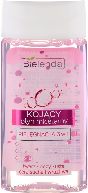 Успокаивающая мицеллярная жидкость 3в1 для умывания и снятия макияжа - Bielenda Expert Micellar — фото N3