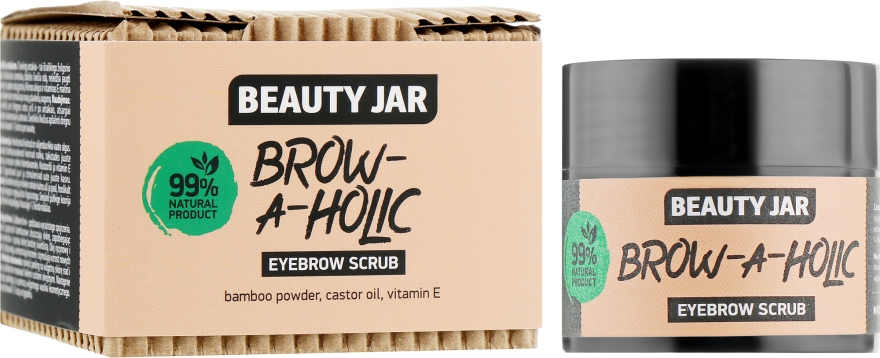Скраб для брів - Beauty Jar Brow-A-Holic Eyebrow Scrub