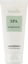 Парфумерія, косметика Крем для рук - Babor Spa Energizing Hand Cream Rich