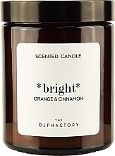 Ароматическая свеча в банке - Ambientair The Olphactory Bright Orange & Cinnamon Scented Candle  — фото N2