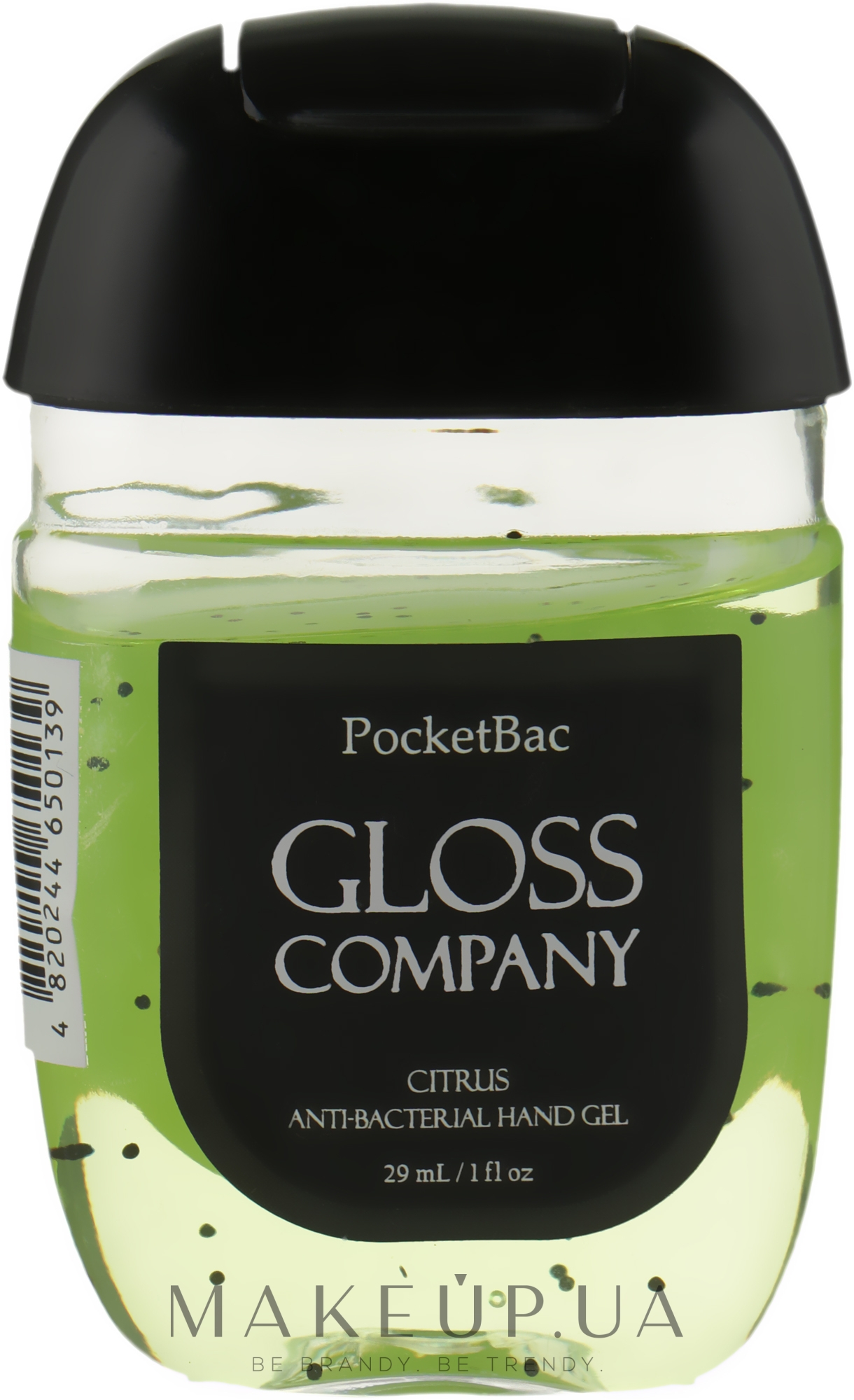 Антисептик для рук - Gloss Company Pocket Bac Citrus Anti-Bacterial Hand Gel — фото 29ml