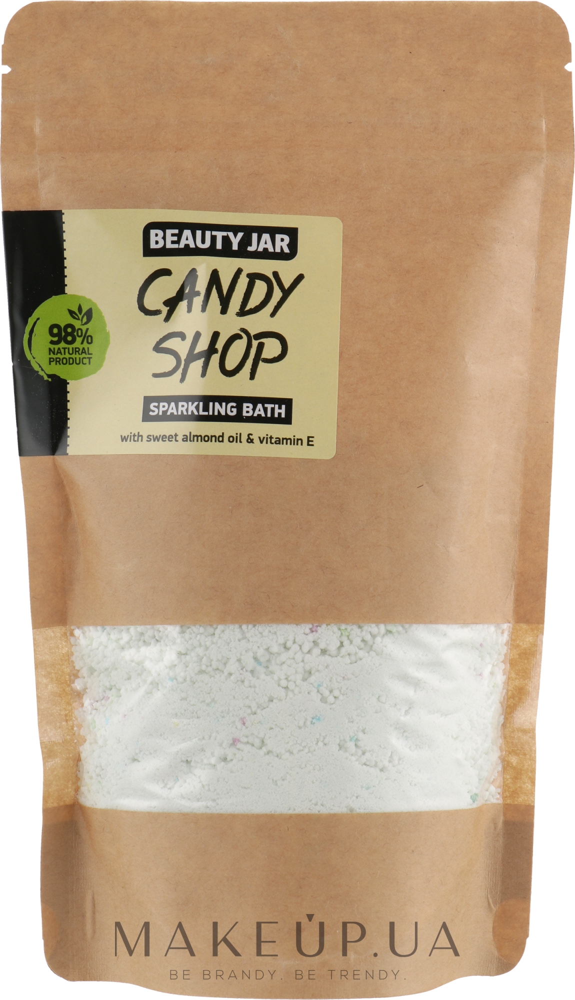 Шипучая ванночка с маслом сладкого миндаля и витамином Е - Beauty Jar Candy Shop Sparkling Bath — фото 250g