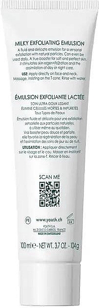 Очищающая эмульсия - Youth Hydration Milky Exfoliating Emulsion — фото N2