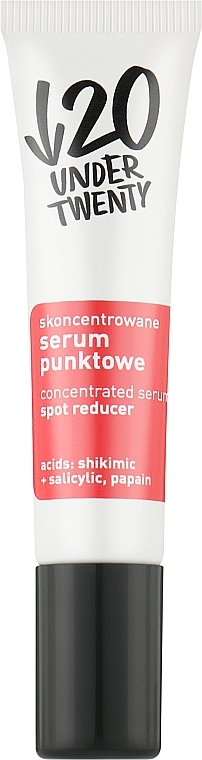 Концентрированная точечная сыворотка для лица - Under Twenty Anti! Acne Concentrated Serum Spot Reducer — фото N1