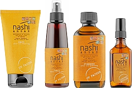 Набор - Nashi Argan Beach (sh/200ml + mask/150ml + spray/150nl + oil/50ml) — фото N1