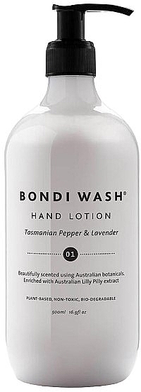 Лосьон для рук "Тасманский перец и лаванда" - Bondi Wash Hand Lotion Tasmanian Pepper & Lavender — фото N1