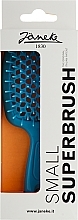 Расческа для волос, голубой кислотный - Janeke Superbrush Small — фото N2