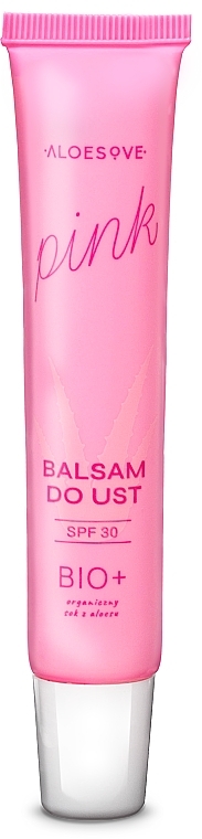 Регенерувальний і захисний бальзам для губ з SPF 30 - Aloesove Pink Lip Balm SPF 30 — фото N1