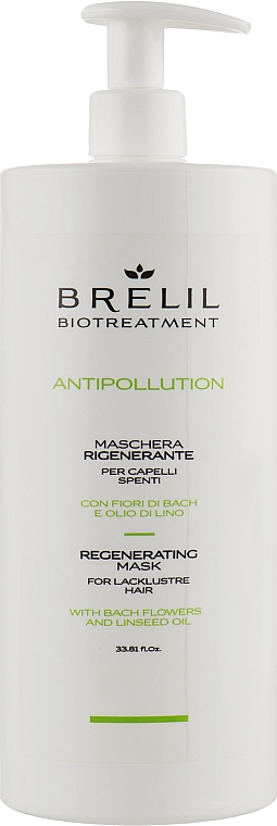 Регенерирующая маска - Brelil Bio Treatment Antipollution Regenerating Mask — фото N3