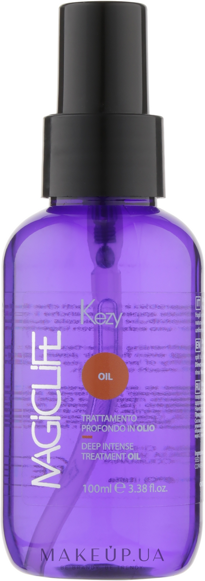 Масло для волос, для глубокого ухода - Kezy Magic Life Deep Intense Treatment Oil — фото 100ml