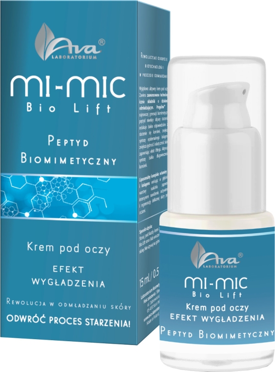 Крем для очей "Розгладжувальний ефект" - AVA Laboratorium Mi-Mic Bio Lift Eye Cream — фото N1
