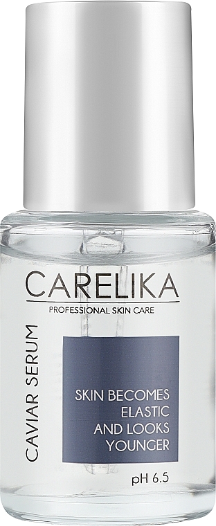 Сыворотка для лица антивозрастная с экстрактом икры - Carelika Caviar Serum — фото N1