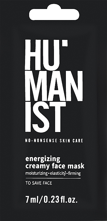 Энергетическая маска для лица для мужчин - Delia Humanist Energizing Creamy Face Mask — фото N1