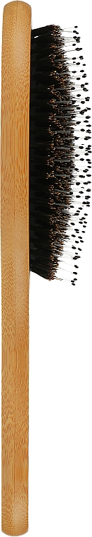 Щітка для волосся CS345 дерев'яна ручка, щетина чорна - Cosmo Shop — фото N3