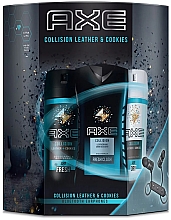 Духи, Парфюмерия, косметика Набор - Axe Collision Set (deo/spray/2*150ml + sh/gel/250ml + acc/1pcs)