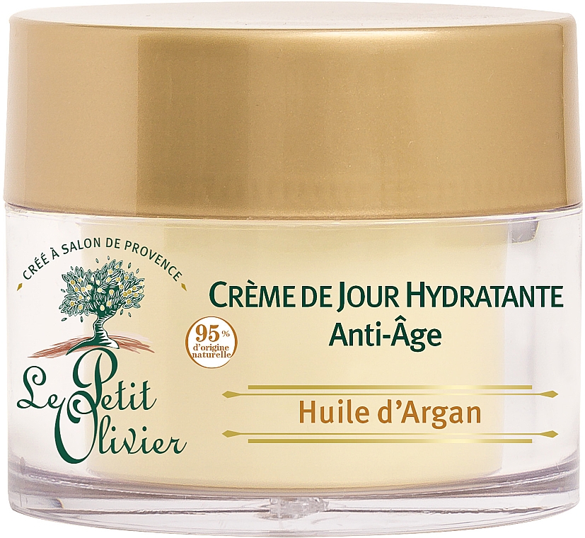Антивіковий денний крем з аргановою олією - Le Petit Olivier Moisturizing Anti-Age Day Cream — фото N1
