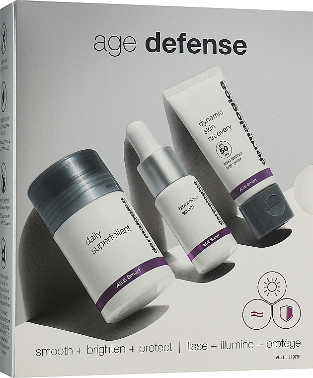 Набор - Dermalogica Age Defense Kit (powder/13ml + ser/10ml + cr/12ml) — фото N1