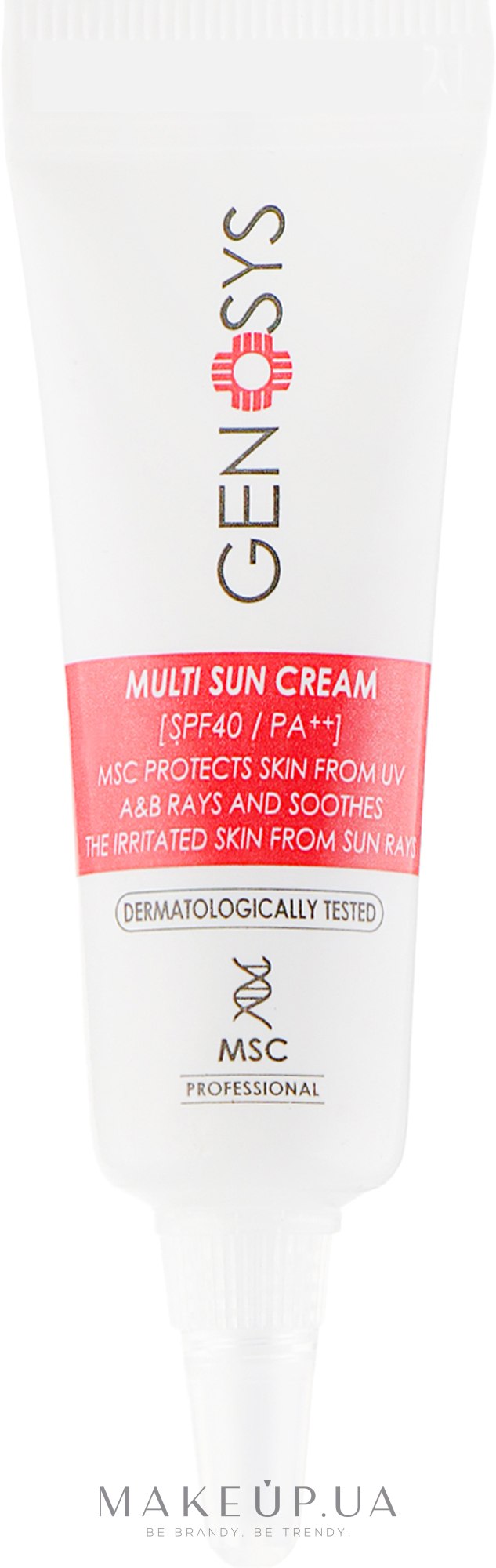 Сонцезахисний крем - Genosys Multi Sun Cream SPF40 (пробник) — фото 4g