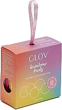 Косметические диски для снятия макияжа многократного использования, разноцветные, 5 шт. - Glov Rainbow Reusable Cleansing Pads — фото N2
