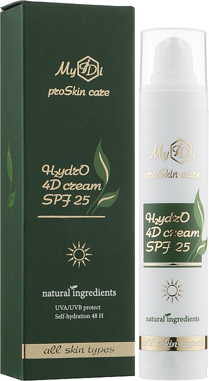 Увлажняющий 4D крем для лица - MyIDi H2ydrO 4D Cream SPF 25 — фото N2