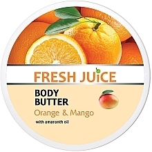 Крем-масло для тіла з маслом амаранту - Fresh Orange Juice & Mango — фото N1