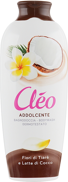 Гель для душу "Квіти тіаре й кокосове молоко" - Cleo Tiare Flowers And Coconut Milk Body Wash — фото N3