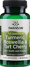 Парфумерія, косметика Харчова добавка "Куркума, босвелія й вишня" - Swanson Turmeric, Boswellia & Tart Cherry