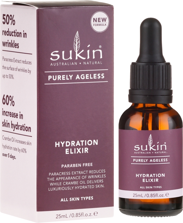 Эликсир для лица - Sukin Purely Ageless Hydration Elixir 