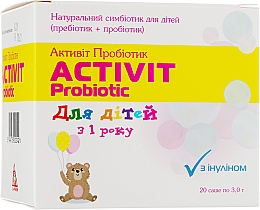 Духи, Парфюмерия, косметика Пищевая добавка для детей с 1 года "Активит Пробиотик" - Aesculap