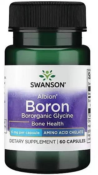 Дієтична добавка "Бор", 6 мг - Awanson Boron Boroganic Glycine — фото N1