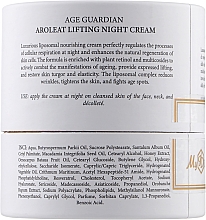 Ліпосомальний нічний філер ліфтинг-крем - MyIDi Age Guardian Aroleat Lifting Night Cream — фото N3