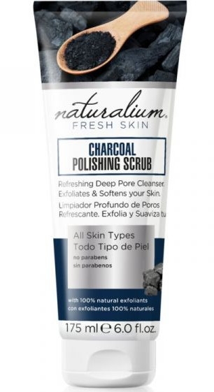 Скраб для обличчя - Naturalium Charcoal Polishing Scrub