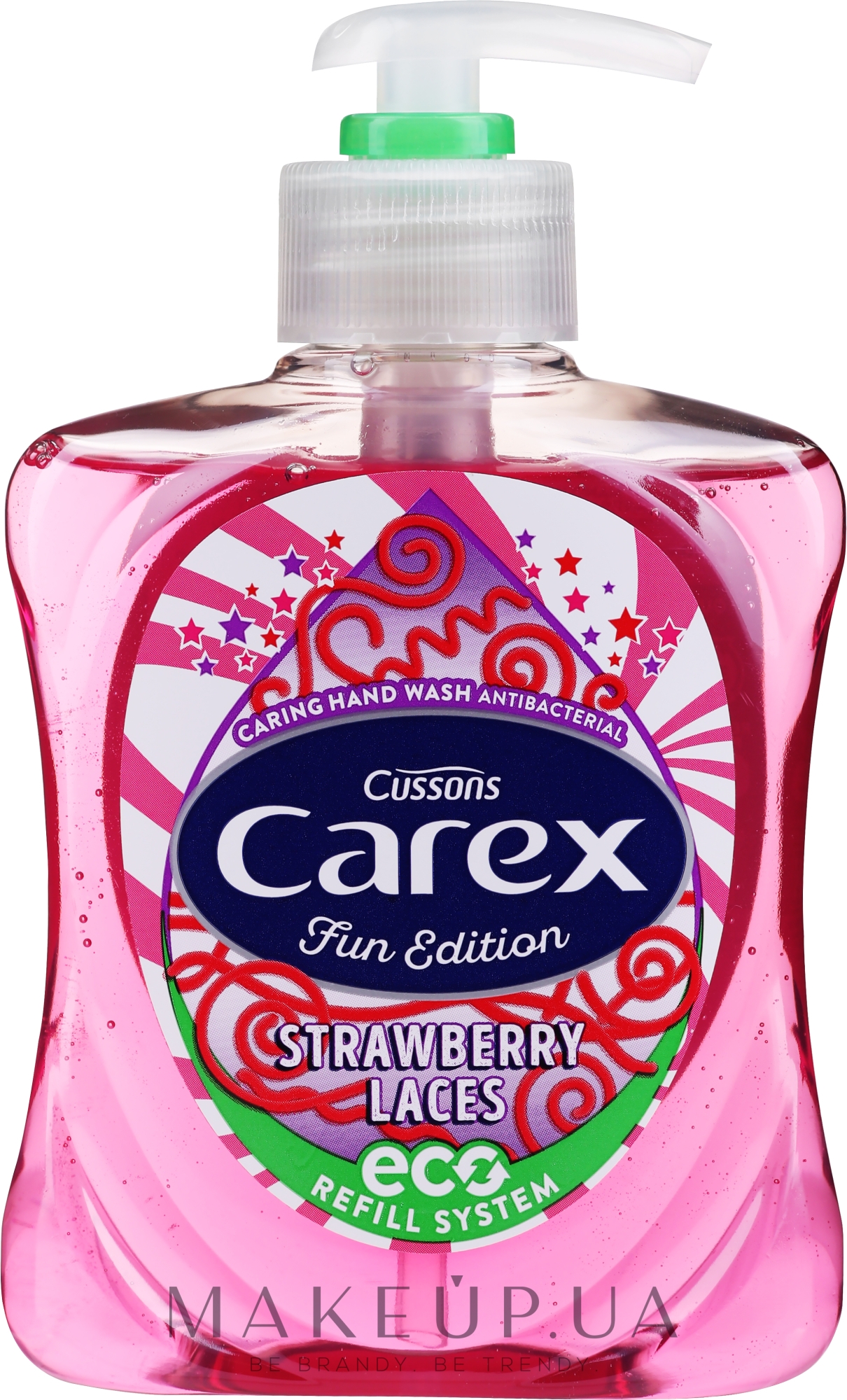 Жидкое антибактериальное мыло - Carex Strawberry Candy — фото 250ml
