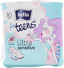 Духи, Парфюмерия, косметика Прокладки For Teens Sensitive Extra Soft, 10 шт - Bella