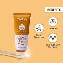 Лосьон для тела "Молоко и мед" - Earth Rhythm Milk & Honey Butter Lotion — фото N3