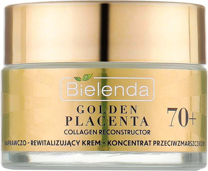 Восстанавливающий крем-концентрат против морщин 70+ - Bielenda Golden Placenta Collagen Reconstructor — фото N1