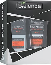 Парфумерія, косметика Набір з вітаміном С - Bielenda Only For Men (cleans/gel/150ml + cr/50ml)