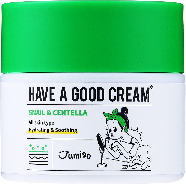 Крем для лица восстанавливающий - HelloSkin Jumiso Have A Good Cream Snail & Centella 