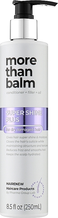 Бальзам для волос "100% зеркальный блеск" - Hairenew Super Shine Plus Balm Hair