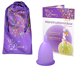 Парфумерія, косметика Менструальна чаша з ніжкою, розмір S, фіолетова - MeLuna Classic Menstrual Cup Stem