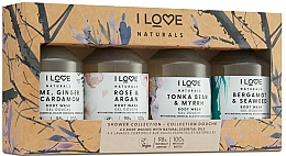 Парфумерія, косметика Набір - I Love Naturals Shower Collection (b/wash/4x100ml)