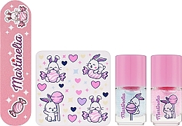 Набор для ногтей - Martinelia Yummy Nail Art Set (n/polish/2x3ml + n/file/1pcs + n/stickers) — фото N2