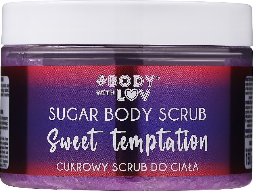 Цукровий скраб для тіла - Body with Love Sweet Temptation Sugar Body Scrub — фото N2