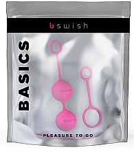 Вагинальные шарики, розовые - B Swish Bfit Basic Kegal Balls Magenta — фото N2