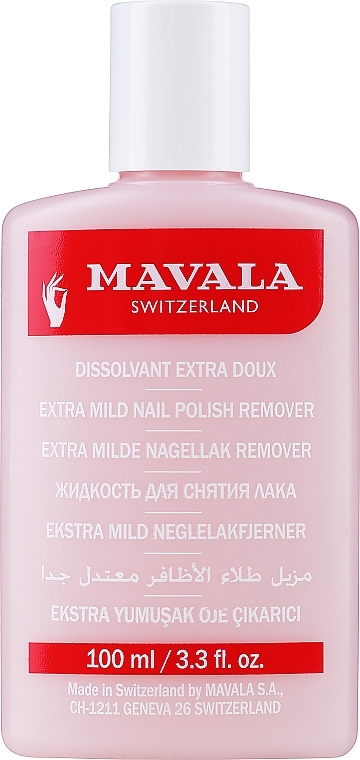 Рідина для зняття лаку - Mavala Extra Mild Nail Polish Remover