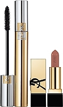 Духи, Парфюмерия, косметика Набор для макияжа - Yves Saint Laurent (mascara/7.5 ml + lipstick/1.2 g)